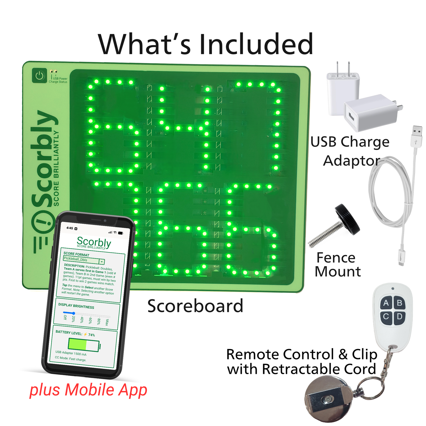 Scorbly II Scorekeeper (6 Digit Display)
